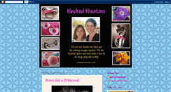 Desktop Screenshot of kindredkreations2010.blogspot.com