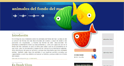 Desktop Screenshot of animalesdelfondodelmar.blogspot.com