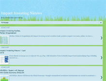 Tablet Screenshot of impactinvestingnews.blogspot.com