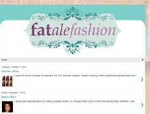 Tablet Screenshot of fatfatalefashion.blogspot.com