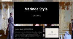 Desktop Screenshot of marindstyle.blogspot.com