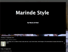 Tablet Screenshot of marindstyle.blogspot.com