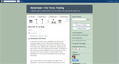 Desktop Screenshot of metatrader4forextrading.blogspot.com