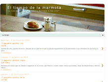 Tablet Screenshot of eltiempodelamarmota.blogspot.com