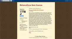 Desktop Screenshot of melancolicossemcuecas.blogspot.com