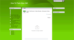 Desktop Screenshot of how-to-flash-xbox-360.blogspot.com