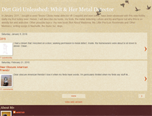 Tablet Screenshot of dirtgirlmetaldetecting.blogspot.com