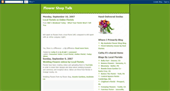 Desktop Screenshot of flower-shop-talk.blogspot.com