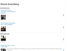 Tablet Screenshot of emmagreenberg.blogspot.com