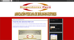 Desktop Screenshot of biologosgestores.blogspot.com