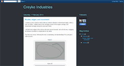 Desktop Screenshot of creyke.blogspot.com