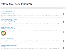 Tablet Screenshot of beritaolahragaindonesia.blogspot.com