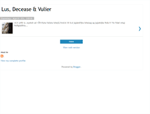 Tablet Screenshot of lusdeceasevulier.blogspot.com