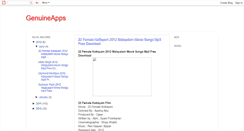 Desktop Screenshot of genuineapps.blogspot.com