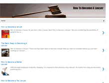 Tablet Screenshot of how-to-become-a-lawyer.blogspot.com