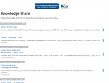 Tablet Screenshot of knowledgeshareblog.blogspot.com