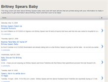 Tablet Screenshot of britneyspearsbaby.blogspot.com