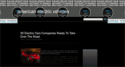 Desktop Screenshot of americanelectricvehicles.blogspot.com