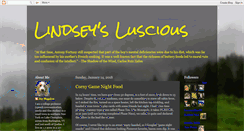 Desktop Screenshot of lindseysluscious.blogspot.com