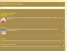 Tablet Screenshot of madhurya-world.blogspot.com