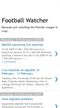 Mobile Screenshot of footballwatcher.blogspot.com