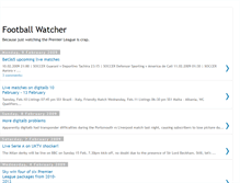 Tablet Screenshot of footballwatcher.blogspot.com