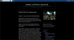 Desktop Screenshot of owenlipstein.blogspot.com