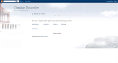 Desktop Screenshot of cienciasnaturales-menu.blogspot.com