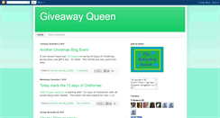 Desktop Screenshot of giveawayqueen.blogspot.com