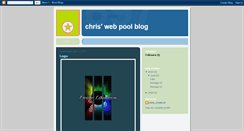 Desktop Screenshot of chriswebpoolblog.blogspot.com