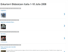 Tablet Screenshot of enkarterribidaiatzen.blogspot.com