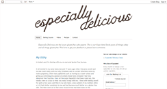 Desktop Screenshot of especiallydeliciouscakes.blogspot.com