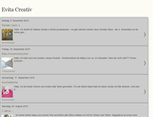 Tablet Screenshot of evitacreativ.blogspot.com