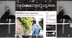 Desktop Screenshot of chinastreetjournal.blogspot.com