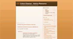 Desktop Screenshot of colon-cleanse-authority-blog.blogspot.com