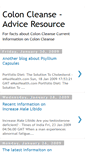 Mobile Screenshot of colon-cleanse-authority-blog.blogspot.com