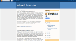 Desktop Screenshot of antragni-innervoice.blogspot.com