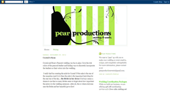 Desktop Screenshot of pearproductions.blogspot.com