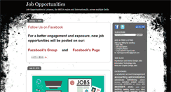 Desktop Screenshot of mjobopportunities.blogspot.com