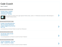 Tablet Screenshot of codecrunch.blogspot.com