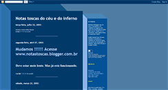 Desktop Screenshot of notastoscas.blogspot.com