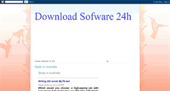 Desktop Screenshot of downloadsoftware312.blogspot.com