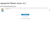 Tablet Screenshot of agrupaciontabascojovenac.blogspot.com