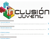Tablet Screenshot of inclusionjoven.blogspot.com