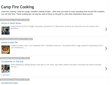 Tablet Screenshot of camp-fire-cooking.blogspot.com