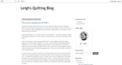 Desktop Screenshot of leighsquiltingblog.blogspot.com