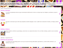 Tablet Screenshot of infanciaylalectura.blogspot.com