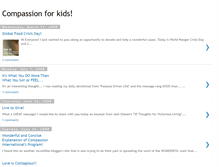 Tablet Screenshot of compassionforkids.blogspot.com