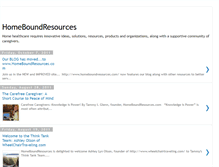 Tablet Screenshot of homeboundresources.blogspot.com
