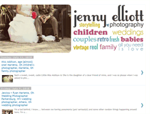 Tablet Screenshot of jennyelliottphotography.blogspot.com